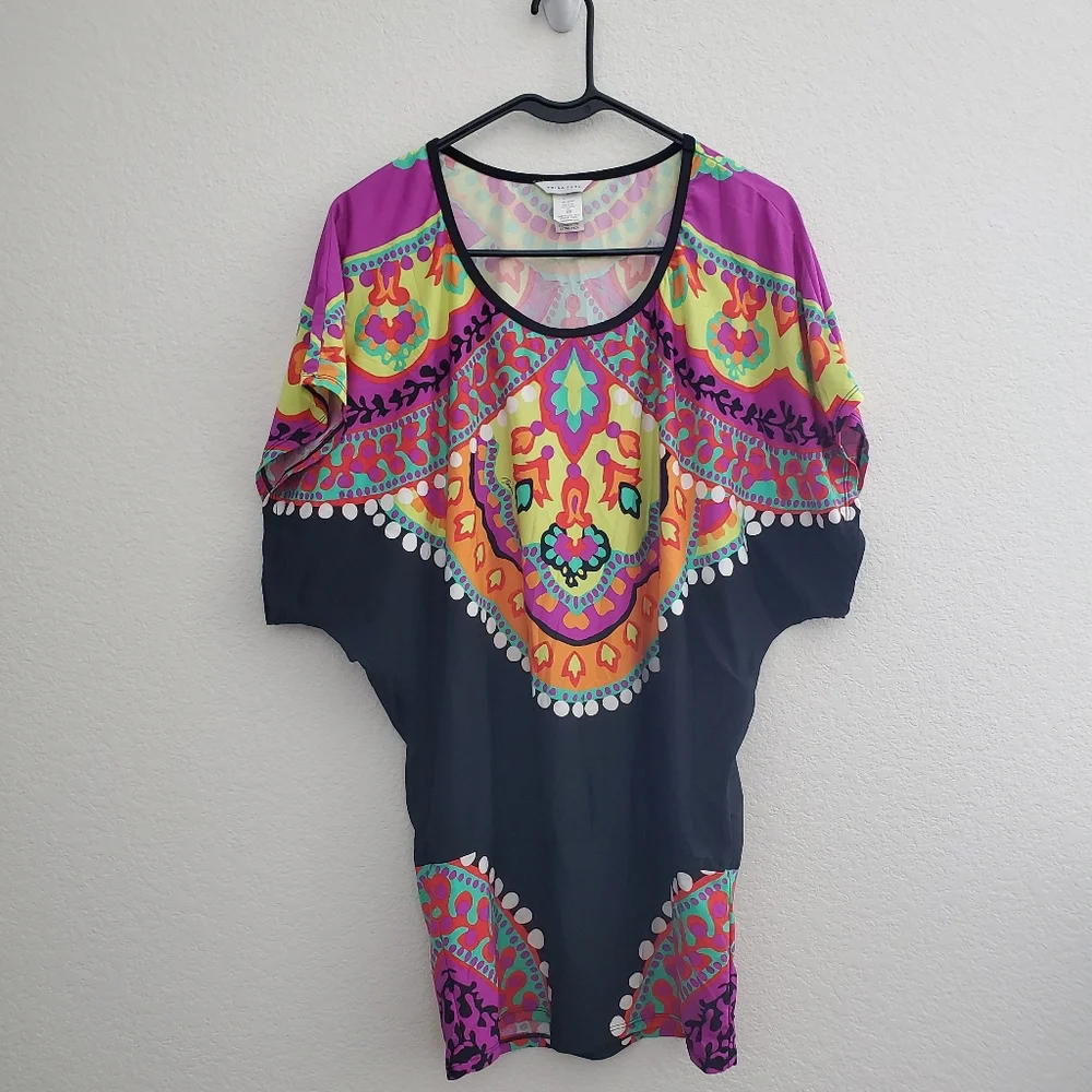 Trina Turk Short Sleeve Tunic - Picture 1 of 5